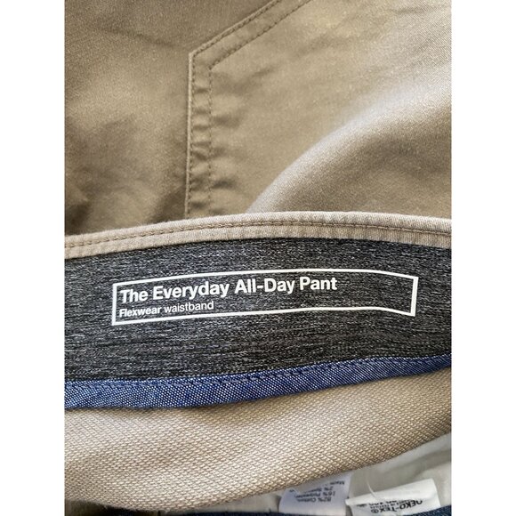 Sonoma Goods For Life Mens Taupe Everyday All-Day Pants Size 34W 32L Flexwear - Picture 5 of 9